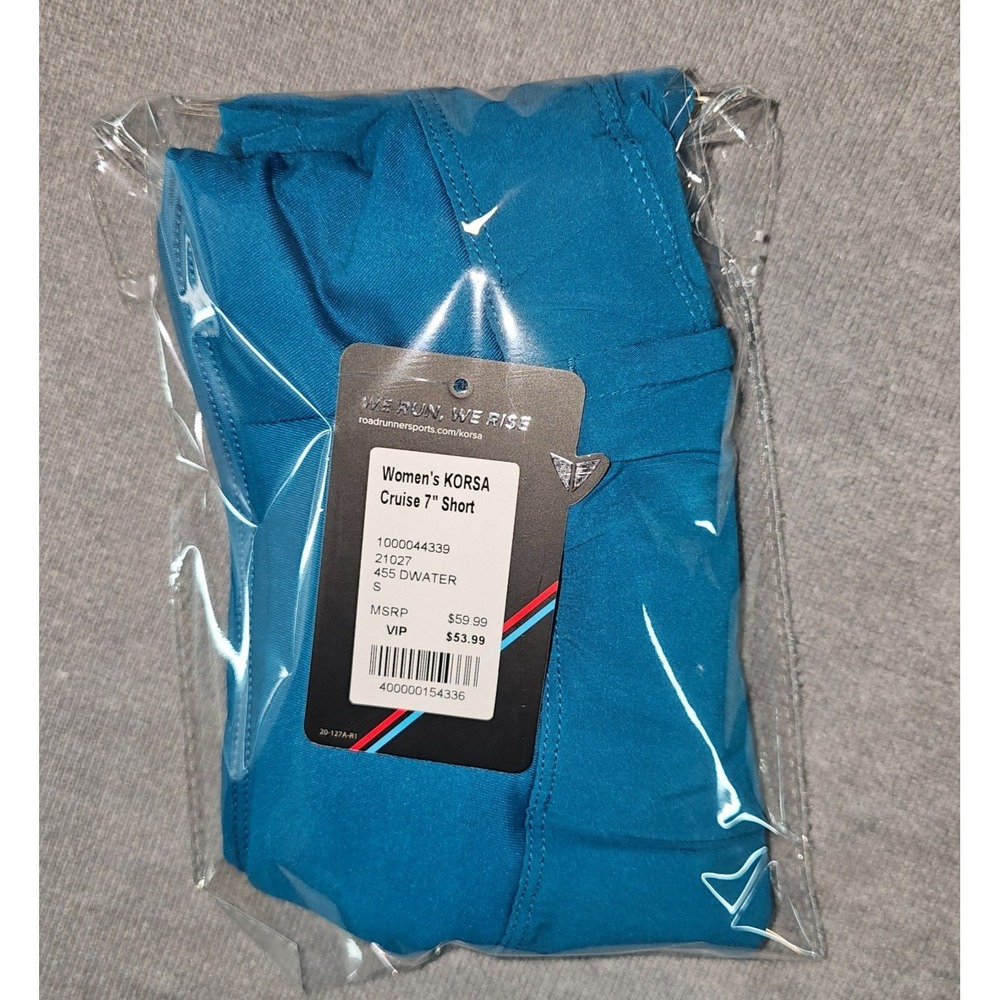 KORSA Women's Cruise 7" Shorts Small Walking Activewear Blue NWT - Picture 13 of 13
